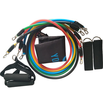 11pcs/set Pull Rope Fitness Exercises Resistance Bands