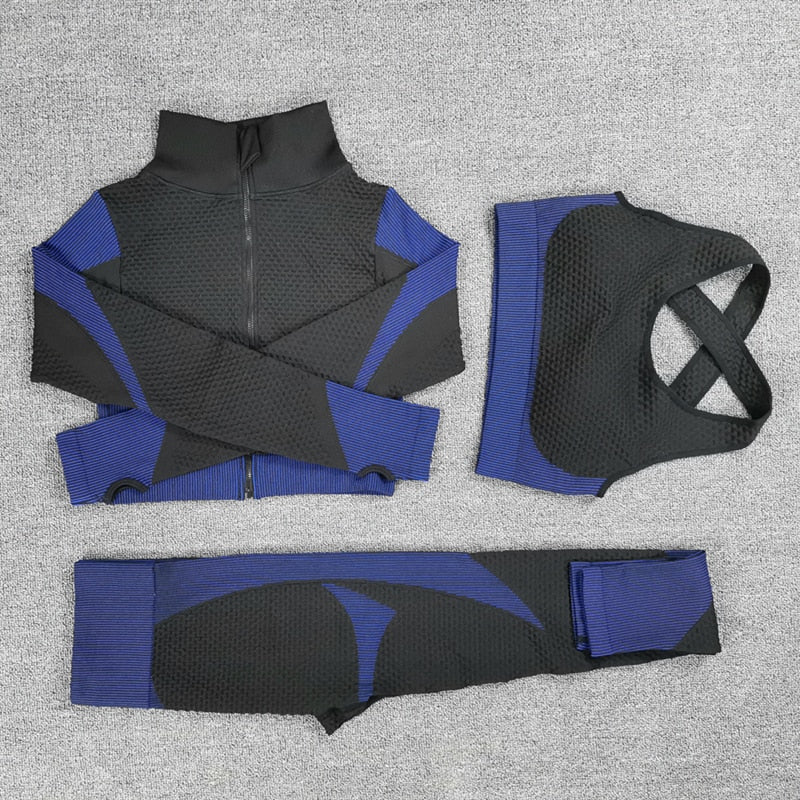 Seamless Workout Set With Jacket